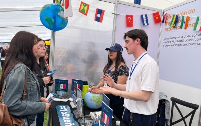 La Dirección de Relaciones Internacionales presente en la Feria Puertas Abiertas UdeC 2025